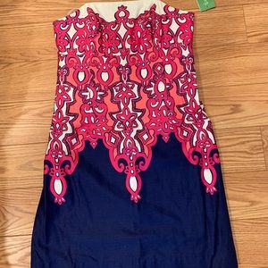 Lilly Pulitzer strapless dress